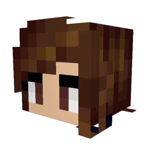 guzel_taylan Minecraft avatar head, 3D render