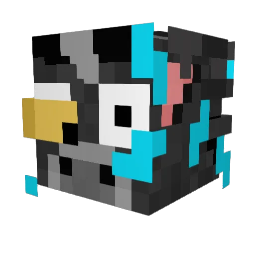 guzman1028 Minecraft avatar head, 3D render