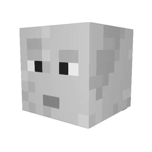 guztazo Minecraft avatar head, 3D render