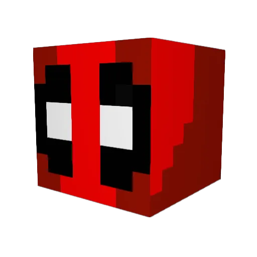 guzzer Minecraft avatar head, 3D render