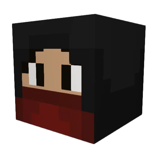 gvalle95 Minecraft avatar head, 3D render