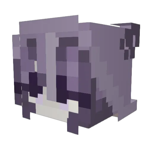 gvbiio Minecraft avatar head, 3D render
