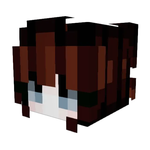 gvmp Minecraft avatar head, 3D render
