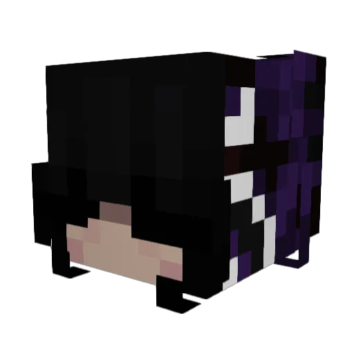 gvnxsis Minecraft avatar head, 3D render