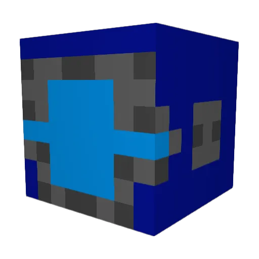 gvrex Minecraft avatar head, 3D render
