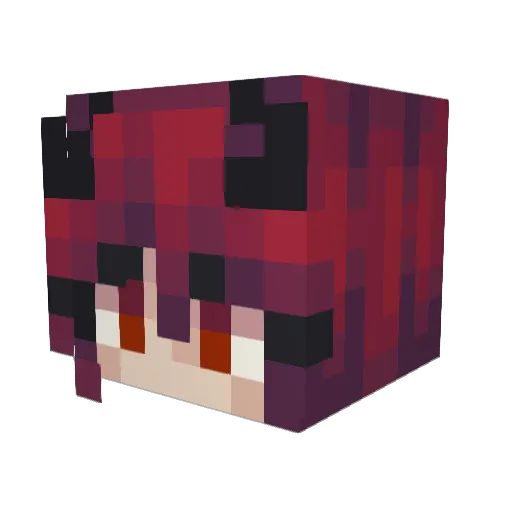 gvthgf Minecraft avatar head, 3D render