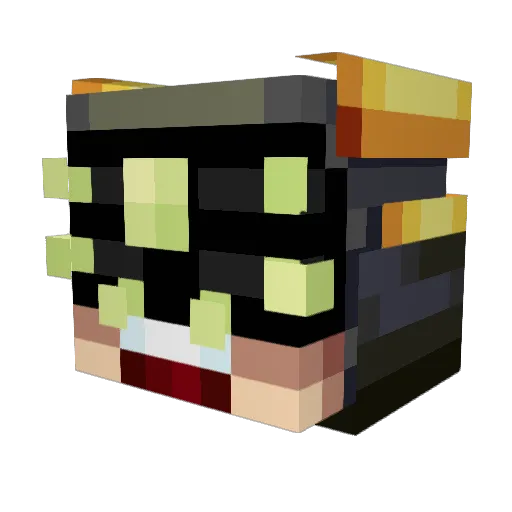 gwallaganove Minecraft avatar head, 3D render