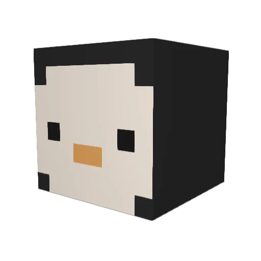 gwammmer Minecraft avatar head, 3D render