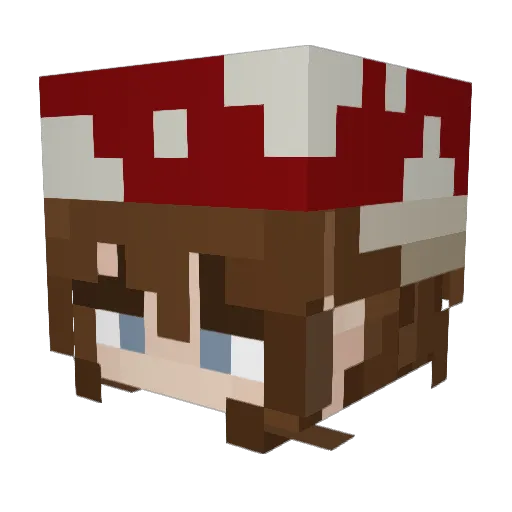 gweasleys_hoe Minecraft avatar head, 3D render