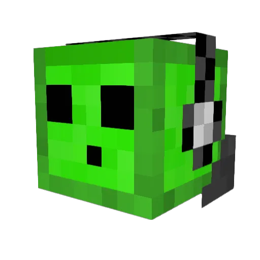 gwegle Minecraft avatar head, 3D render