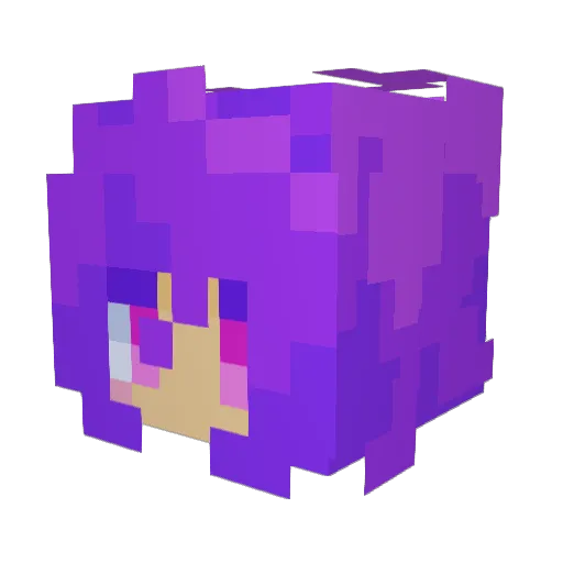 gwehhhh Minecraft avatar head, 3D render