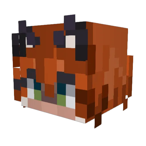gwenby Minecraft avatar head, 3D render