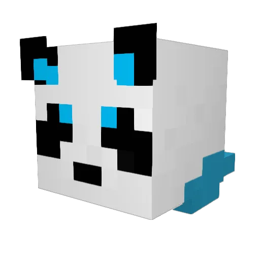 gwenname Minecraft avatar head, 3D render