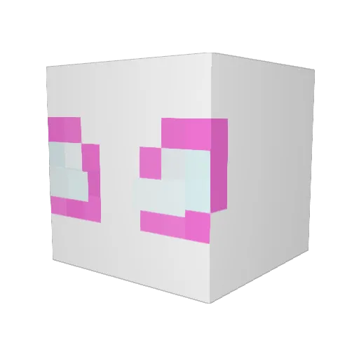 gwenspacey_ Minecraft avatar head, 3D render