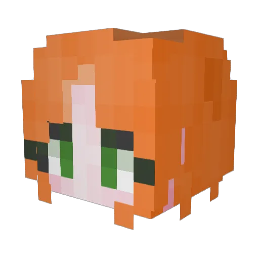 gwisun536 Minecraft avatar head, 3D render