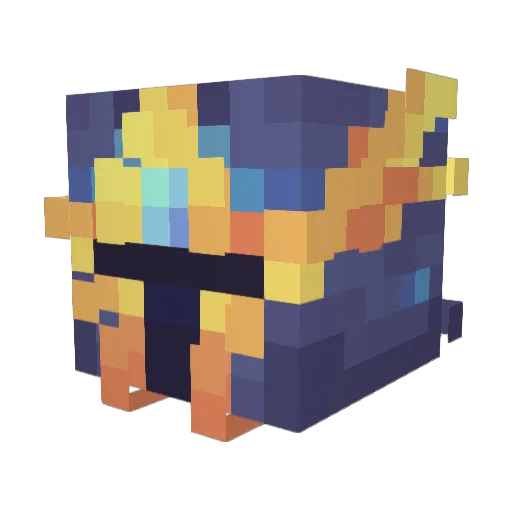 gwjohns Minecraft avatar head, 3D render