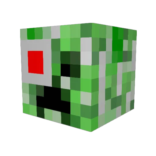 gwnthijs98 Minecraft avatar head, 3D render