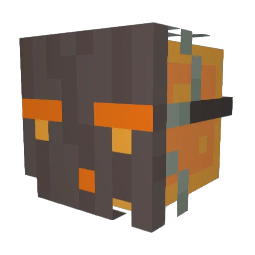 gwoo6 Minecraft avatar head, 3D render