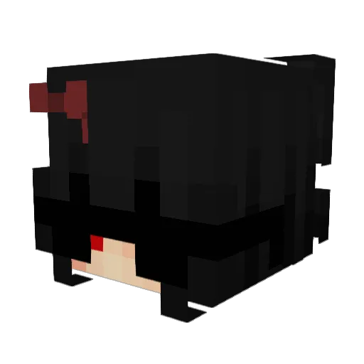 gwwb Minecraft avatar head, 3D render