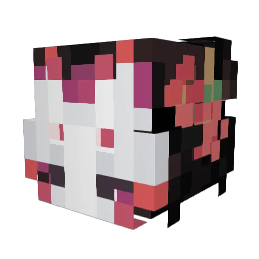 gx0w0 Minecraft avatar head, 3D render
