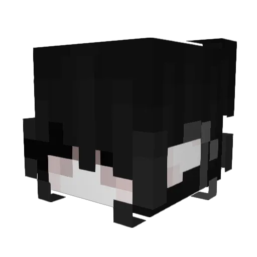 gxcw Minecraft avatar head, 3D render