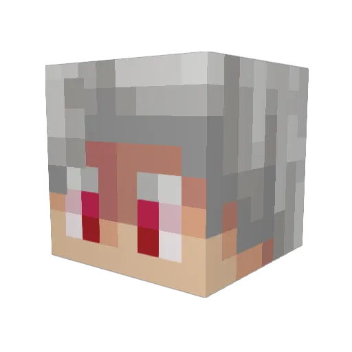 gxdjohnson Minecraft avatar head, 3D render