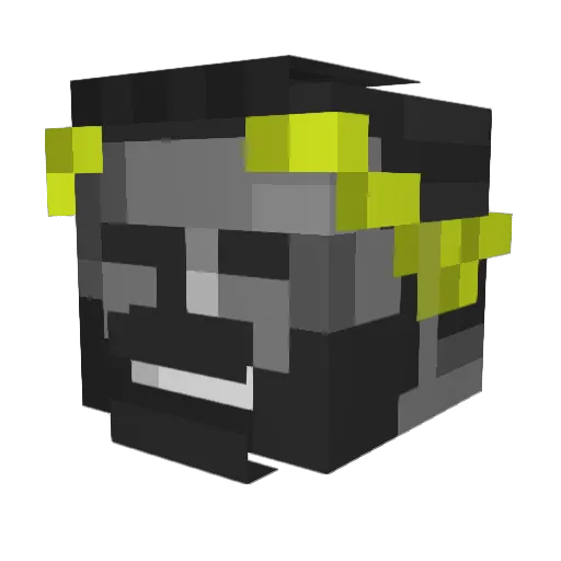 gxescape Minecraft avatar head, 3D render