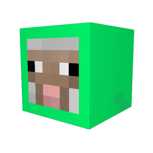 gxmby Minecraft avatar head, 3D render