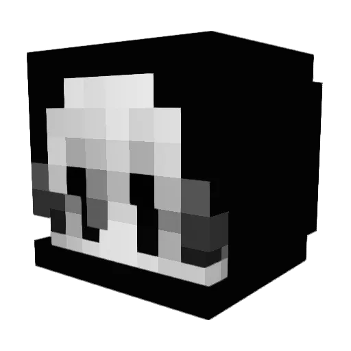 gxmezinho Minecraft avatar head, 3D render