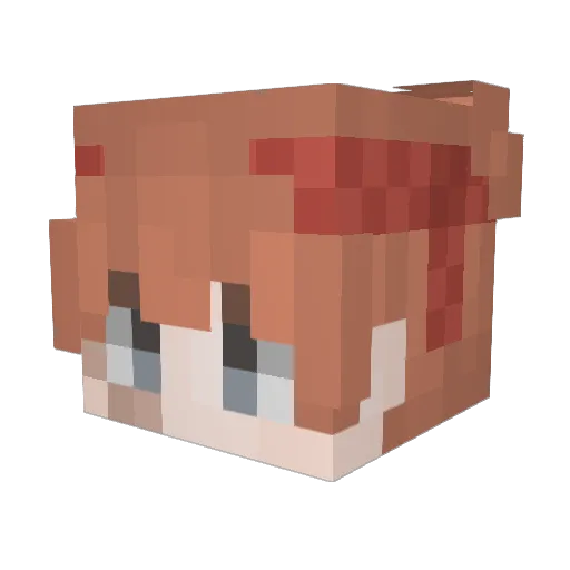 gxrdd Minecraft avatar head, 3D render