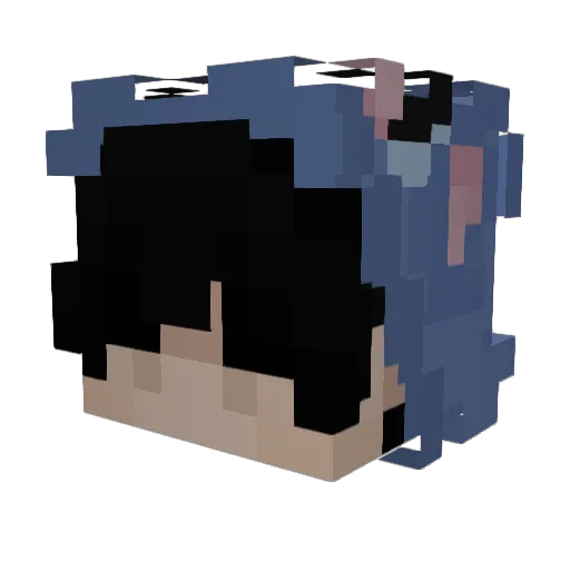 gxyer1 Minecraft avatar head, 3D render