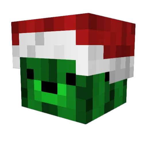 gyan13 Minecraft avatar head, 3D render
