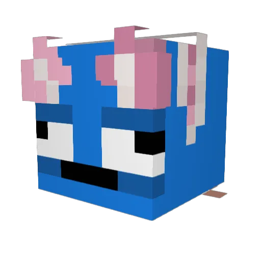 gyatt69420 Minecraft avatar head, 3D render