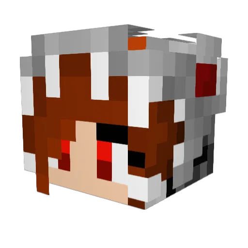gycvxd Minecraft avatar head, 3D render