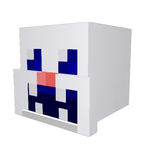 gyeonss Minecraft avatar head, 3D render