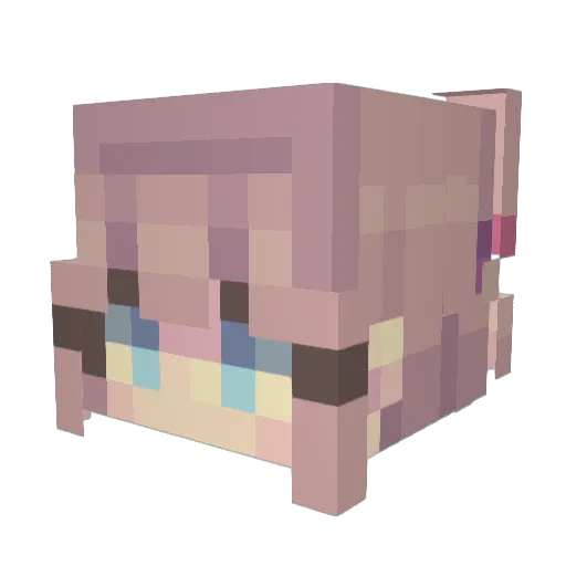 gymbag21 Minecraft avatar head, 3D render