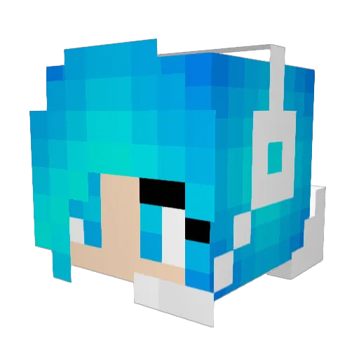 gyps423 Minecraft avatar head, 3D render
