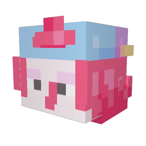 gyro1942 Minecraft avatar head, 3D render