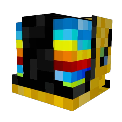 gyroknot Minecraft avatar head, 3D render