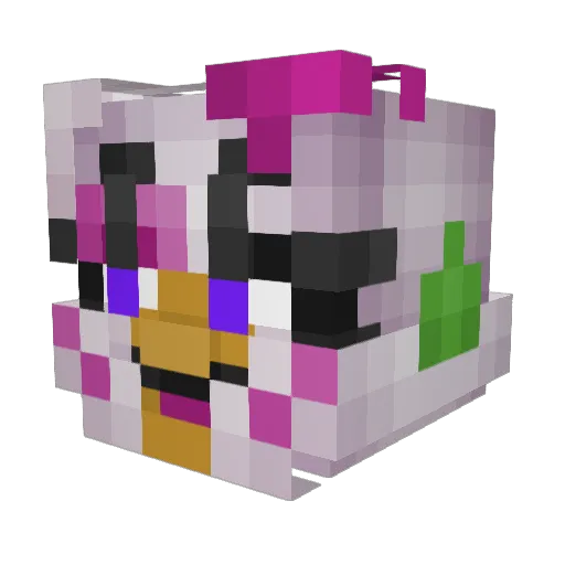 gyrotid Minecraft avatar head, 3D render