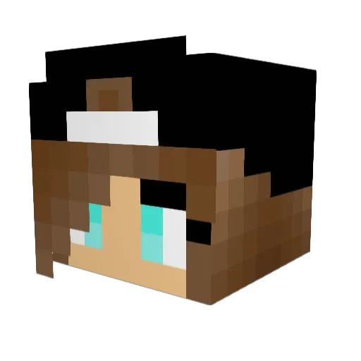 gyselle61 Minecraft avatar head, 3D render