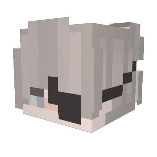 gysenihka Minecraft avatar head, 3D render