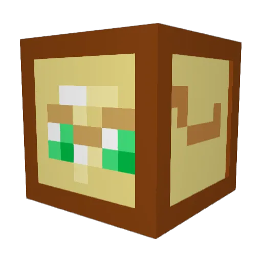 gytytyb Minecraft avatar head, 3D render