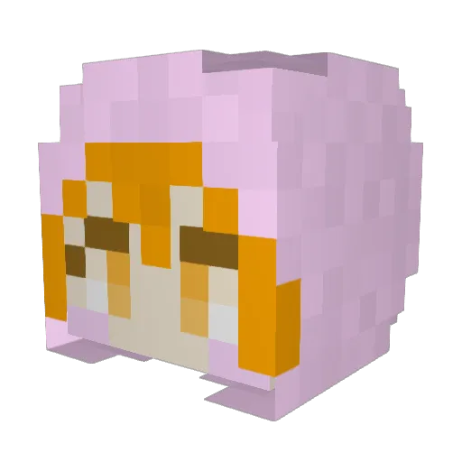 gyul_man Minecraft avatar head, 3D render