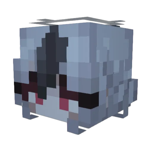 gyuutd Minecraft avatar head, 3D render