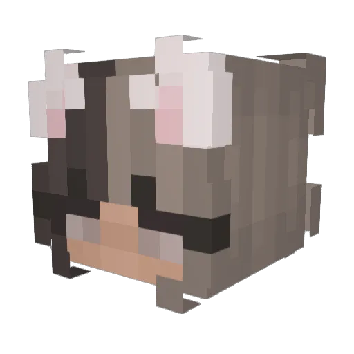 Minecraft-Avatar von gzfd: Kopf als 3D-Render