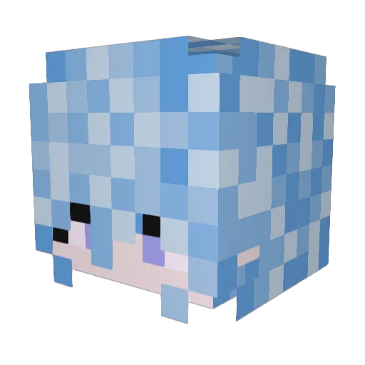 h011ys Minecraft avatar head, 3D render