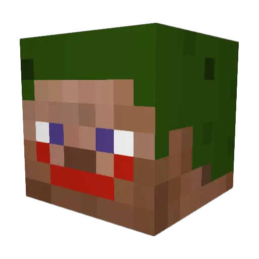 h0d3nt3uf3l Minecraft avatar head, 3D render