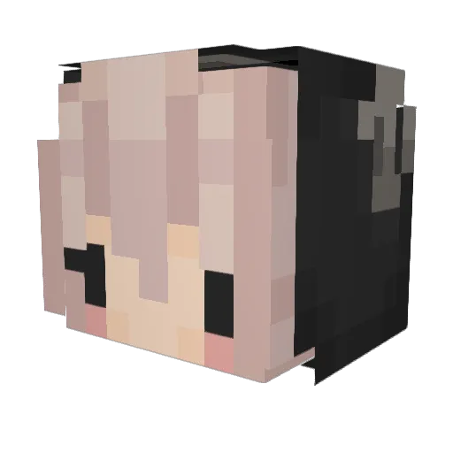 h0ely Minecraft avatar head, 3D render