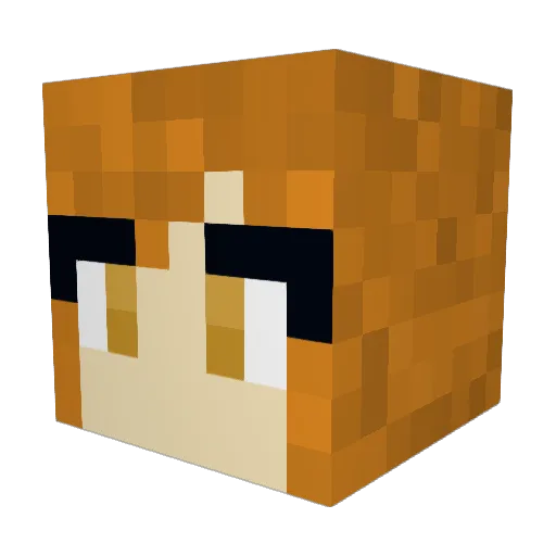 h0iyah Minecraft avatar head, 3D render